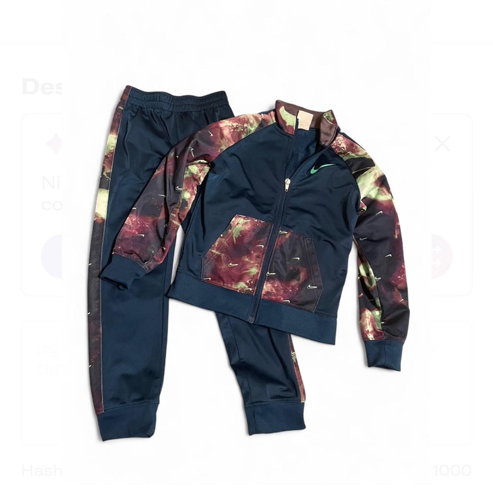 Nike Kids' Blue Tracksuit Set